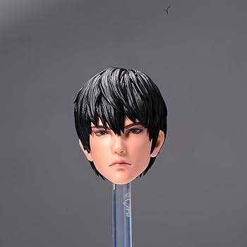 Amazon | 1/6ヘッド スカルプト男性斉霊張頭彫鬼専門家版型12寸